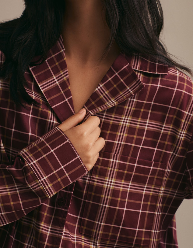 Resting - Soft Woven Cotton Lenny Long Sleeve Shirt