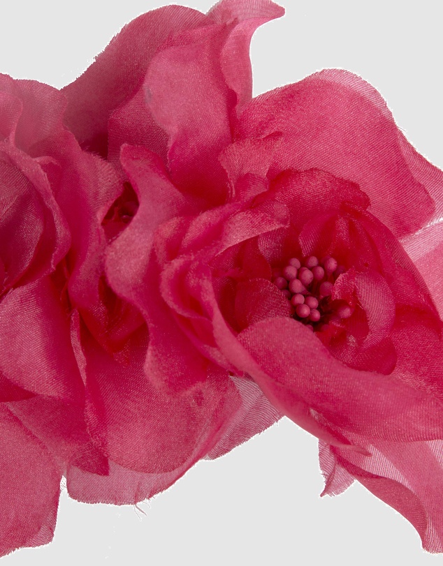 Max Alexander - Red Flower Headband Fascinator