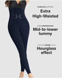 Leonisa - Extra-High Waist Sculpting Firm Compression Leggings