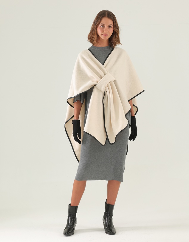 Morgan & Taylor - Jane Bias-Edged Poncho