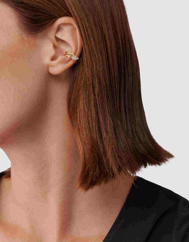 Emporio Armani - Gold Tone Earring