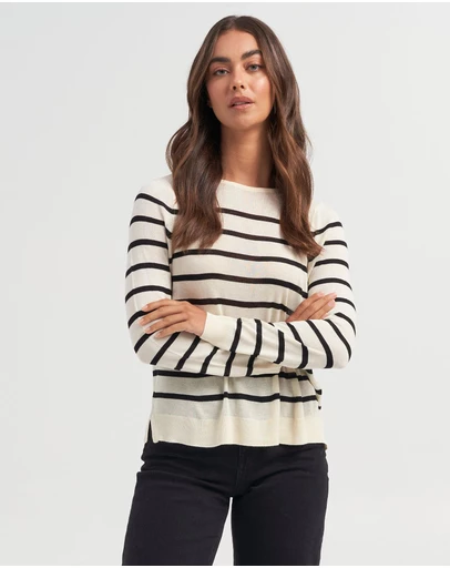 Vero Moda - Nova Long Sleeve Stripe Knit