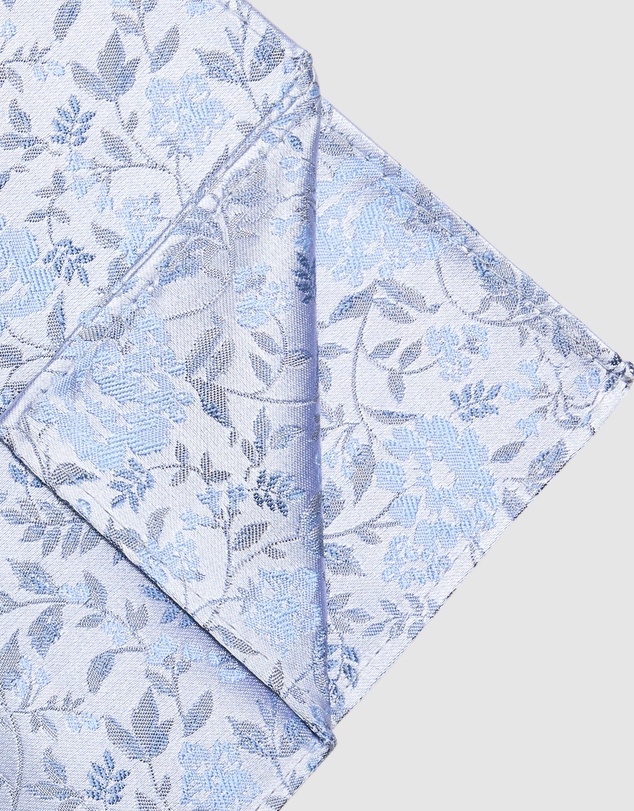 Politix - Oliver Floral Jacquard Silk Pocket Square