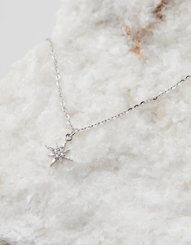 SAINT VALENTINE - North Star Necklace - Silver - ICONIC EXCLUSIVE