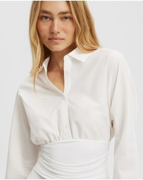 Cotton On - Drew Rouched Long Sleeve Shirt