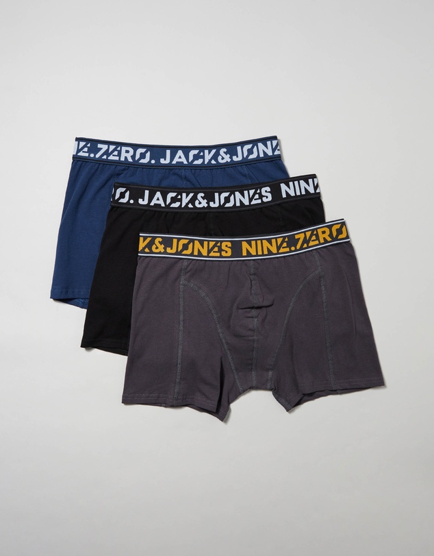 Jack & Jones - 3-Pack Jaccolton Solid Trunks SN