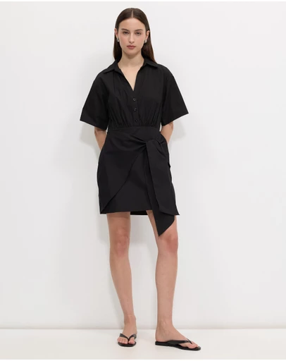 Calli - Tanner Wrap Shirt Dress