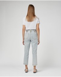 DRICOPER DENIM - Stella Stretch High Waisted Denim Trousers