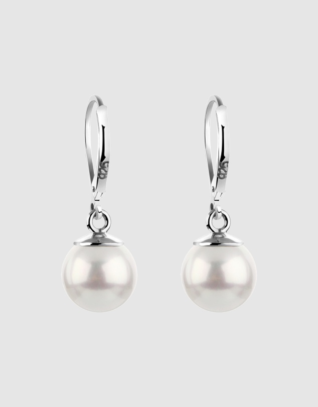 Elli Jewelry - Earrings Hanger Pearl 925 Sterling Silver