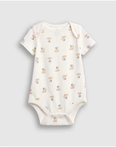 GAP - Print Jersey SS FF Single Bodysuit - Babies