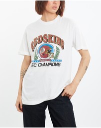 Vintage by The Real Deal - Pre Loved - 1991 NFL Washington Redskins Super Bowl Tee
