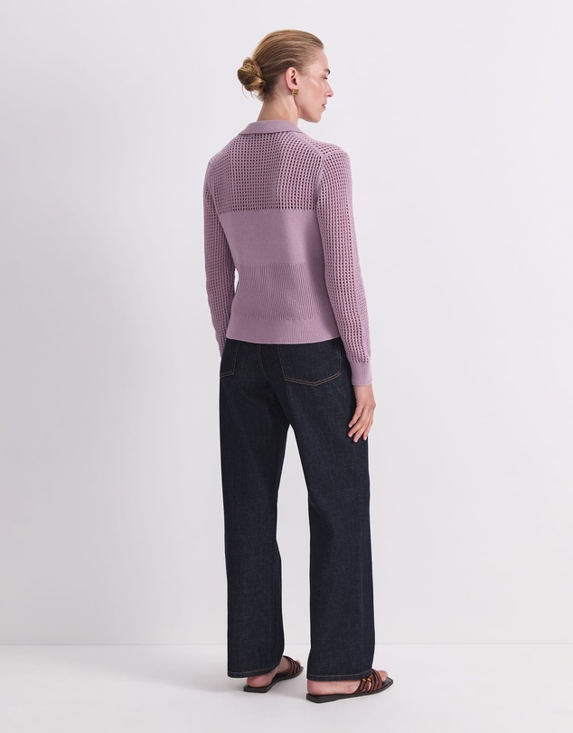 Sportscraft - Elka Pointelle Shirt Cardigan