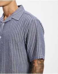 Thrills - Gardens Stripe Bowling Shirt