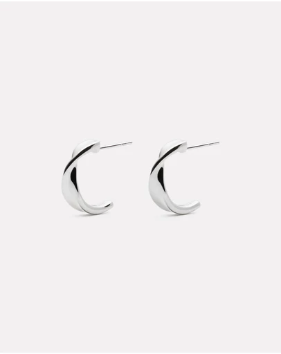 Najo - Suncrest Silver Stud Earring