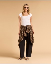 MVN - Soft Scoop Neck Top