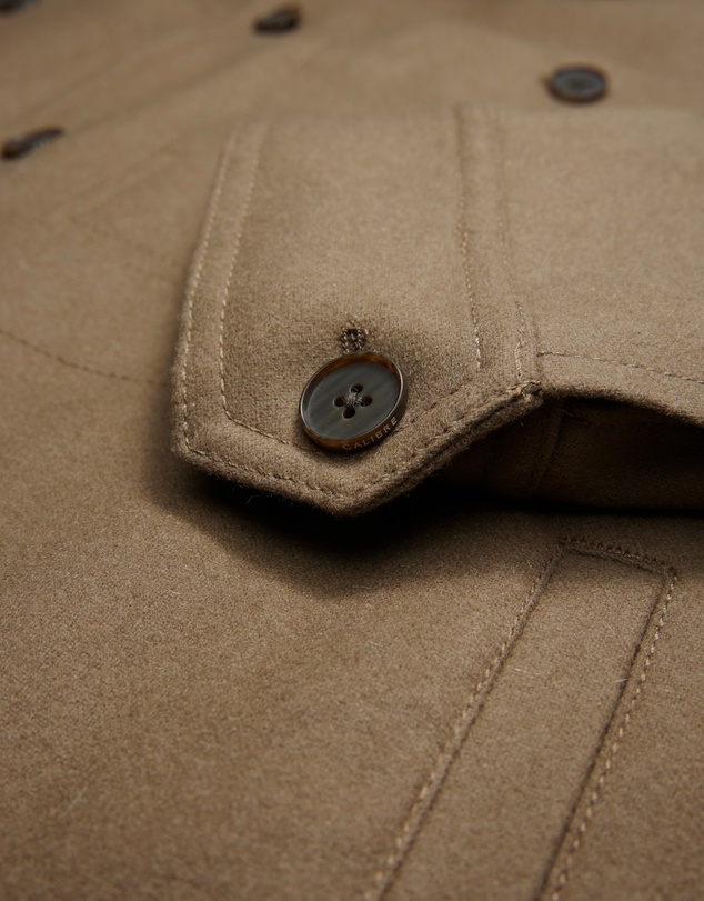 Calibre - Melton Shirt Jacket Latte
