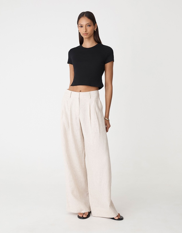 Forcast - Amy Cropped Baby Tee