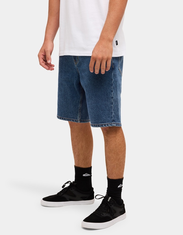 Quiksilver - Mens Aqua Cult Denim Shorts