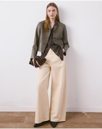 M.N.G - Faux-Leather Jacket With Pockets