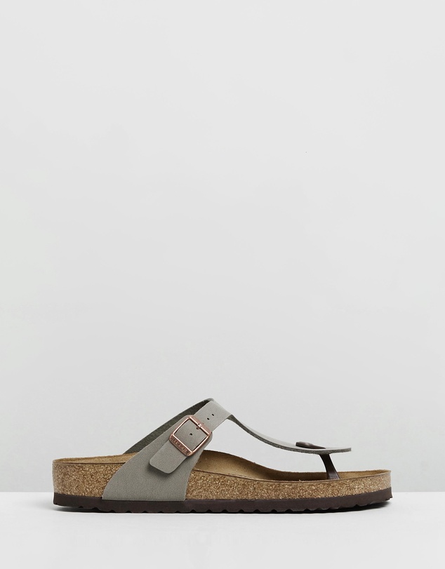 Birkenstock - Unisex Gizeh Birko-Flor Nubuck Regular Sandals