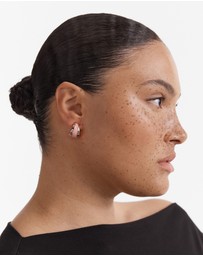 MIMCO - Mini Enamel Hoop Earrings