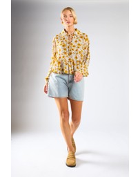Glamorous - Long Puff Sleeve-Top