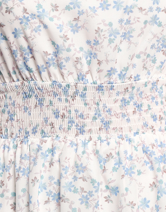 Petal & Pup - Roman Long Sleeve Maxi Dress - Blue Floral