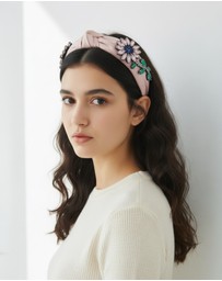 Mossée - Rynlee Wide Mixed Stone Headband