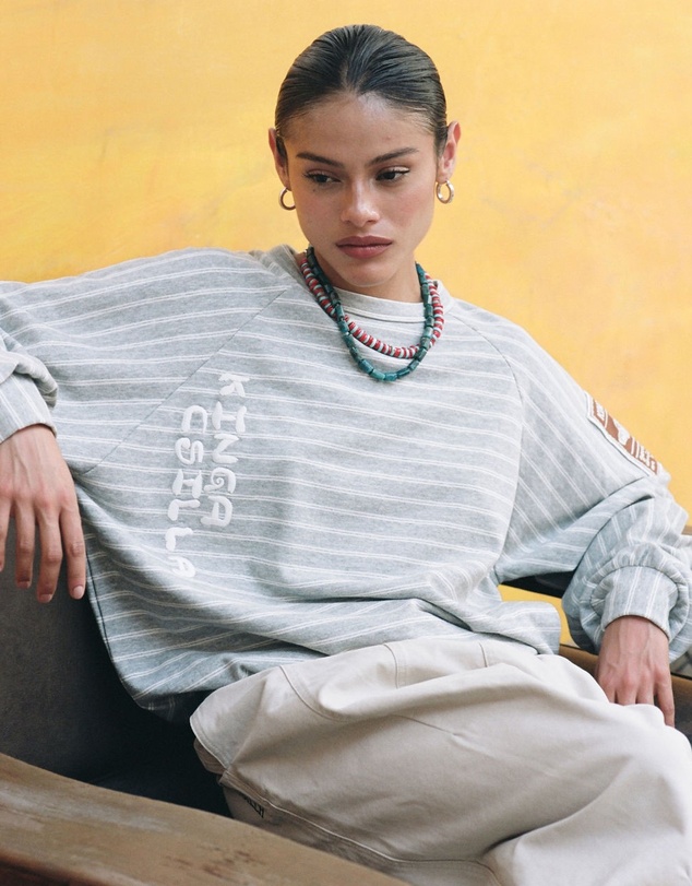 KINGA CSILLA - Smoke Stripe Med Jumper
