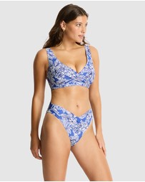 Sea Level Australia - Palmera Cross Front Multifit Bra Top