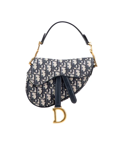 Pre-Loved by Azura Reborn - Pre-Loved Mini Oblique Canvas Saddle Bag