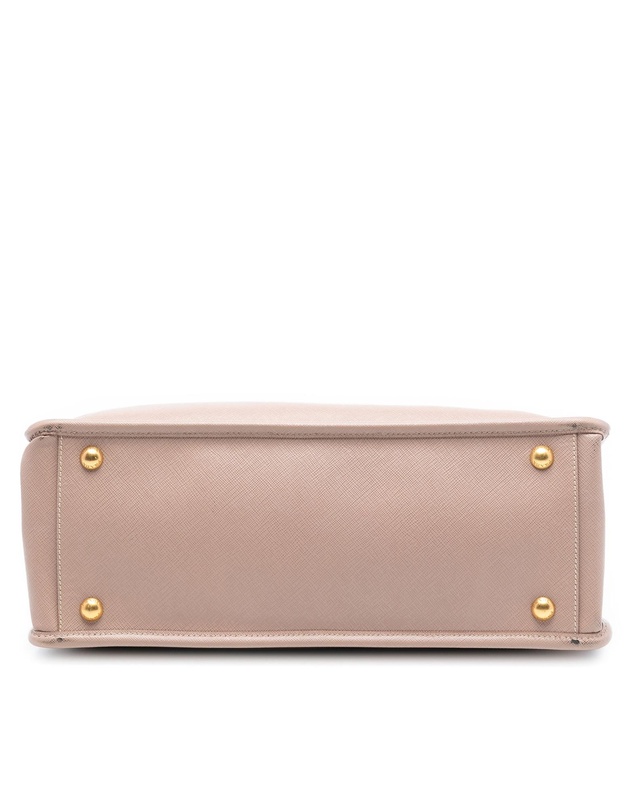 Pre-Loved by Azura Reborn - Pre-Loved Saffiano Lux Double Zip Frame Tote