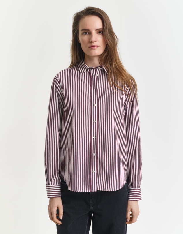 Gant - Regular Fit Striped Poplin Shirt