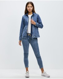 DRICOPER DENIM - Driftwood Indigo Utility Jacket