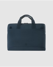 Tucano - Tucano Smilza Super Slim Laptop Bag Blue for 14 Inch Laptops and MacBook Pro with Strap and Pocket