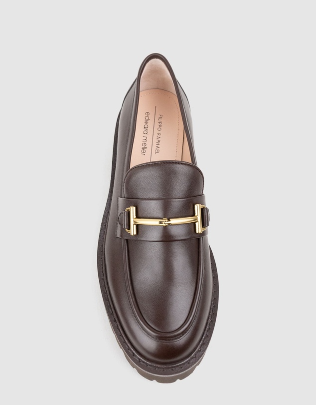 Edward Meller - GAVREL Chunky Moccasin with Bar Trim