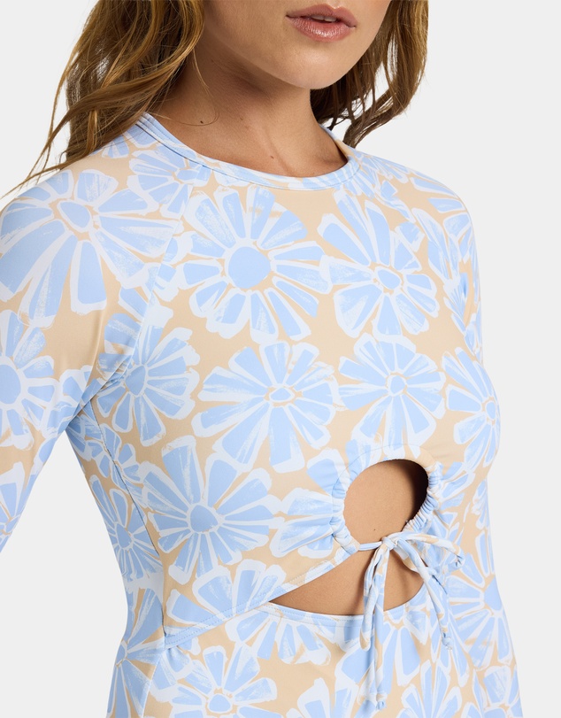 Roxy - Womens Daisy Haze Long Sleeve One Piece Swimsuit