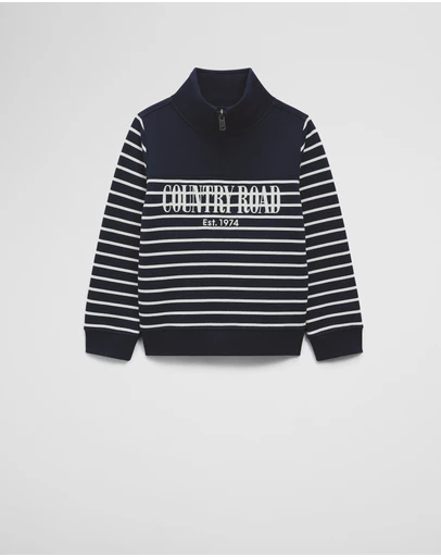 Country Road - Australian Cotton Heritage Half Zip Sweat