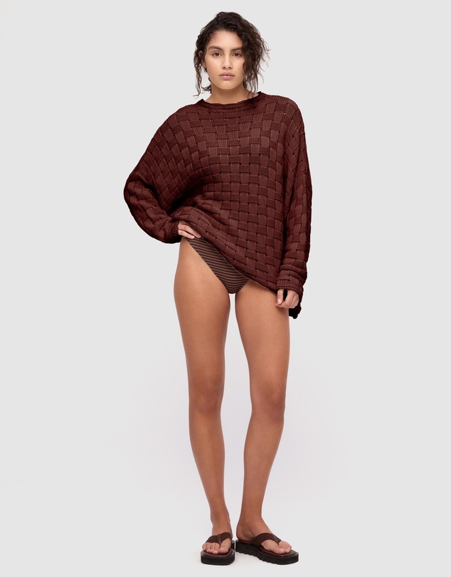Zulu & Zephyr - Basketweave Knit Jumper