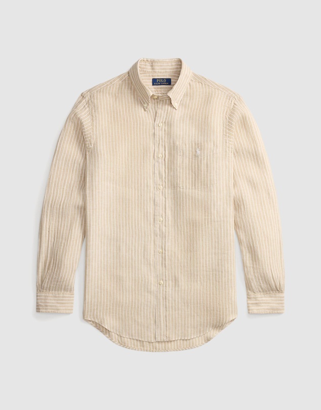Polo Ralph Lauren - Custom Fit Striped Linen Shirt