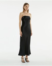 Third Form - Crush Bias Strapless Dress