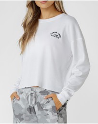 Lorna Jane - Lotus Waffle Long Sleeve Top