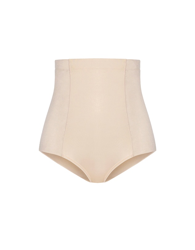 City Chic - Plus size Smooth & Chic Control Brief - latte