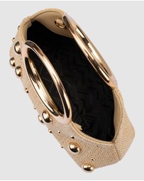 Olga Berg - Charlotte Woven Top Handle