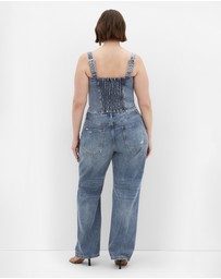 City Chic - Denim Dreams Corset