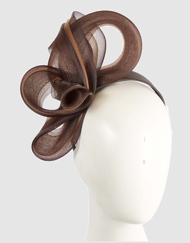 Fillies Collection - Bespoke Chocolate Racing Fascinator