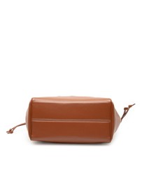 Pre-Loved by Azura Reborn - Pre-Loved Small Calfskin Cuir Triomphe Cabas Drawstring Satchel