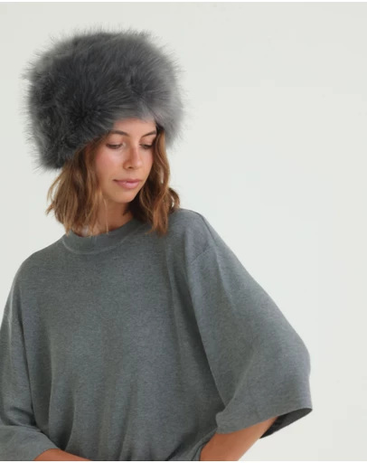 Morgan & Taylor - Elaina Faux Fur Cossack Ski Hat