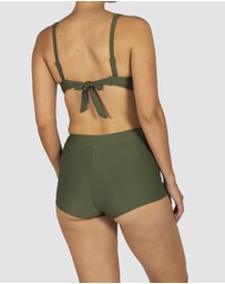 Baku Swimwear - Rococco High Waist Boyleg Bikini Bottom