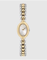 Furla - Delizia Silver and Yellow Gold-Tone Bracelet Watch